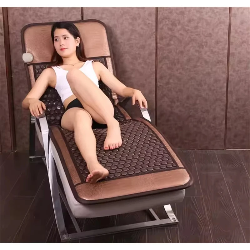 

Jade Massage Mat for Beauty Salon, Heat Bed, Happy Dream Tourmaline Mattress, Heating Cushions to Relieve Stress, Comfortable