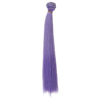 1 stücke Haar Refires Bjd Haar 25 cm * 100 CM Schwarz Rosa Braun Khaki Weiß Grau Farbe lange Gerade Perücke Haar für 1/3 1/4 BJD Diy