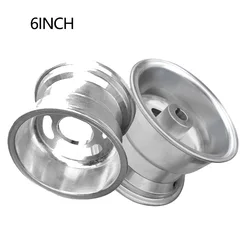 6 inch Flange Aluminum Wheel Hub for 145/70-6 13x5.00-6 13x6.50-6 ATV 3 hole Vacuum rims 110-125cc Go-Kart