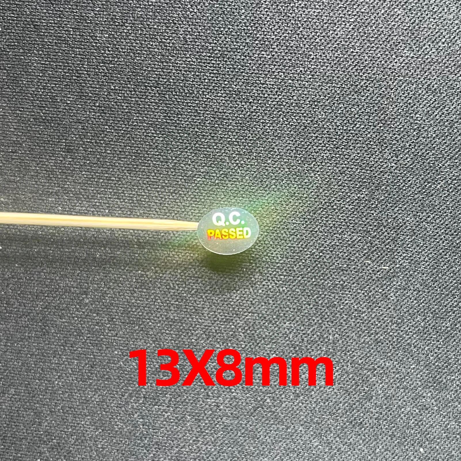 13X8mm Holographic Sticker QC Passed Security Warranty Anti-Tamper Security Sticker, Laser Anti-Counterfeiting Sticker