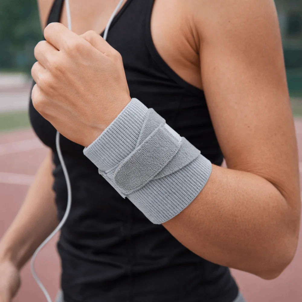 

Регулируемый компрессионный чехол для поддержки запястья при теносиновитах, браслет на запястье, пружинистый браслет на запястье, защитный браслет унисекс