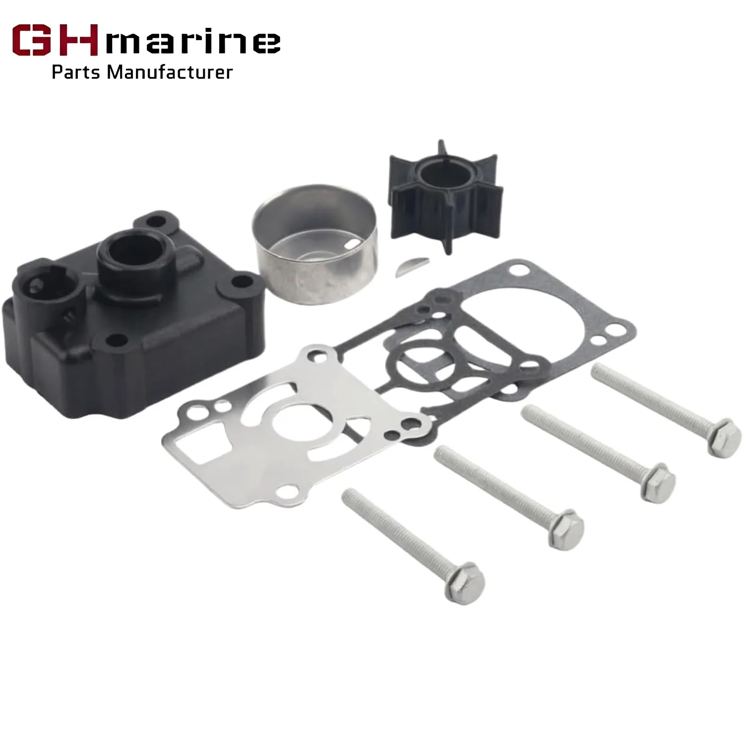 

Water Pump Repair Service Kit with Housing Fit for Mercury 25 30 HP Outboard Engines 46-853792A1 853792A2 853792T01 853792A07