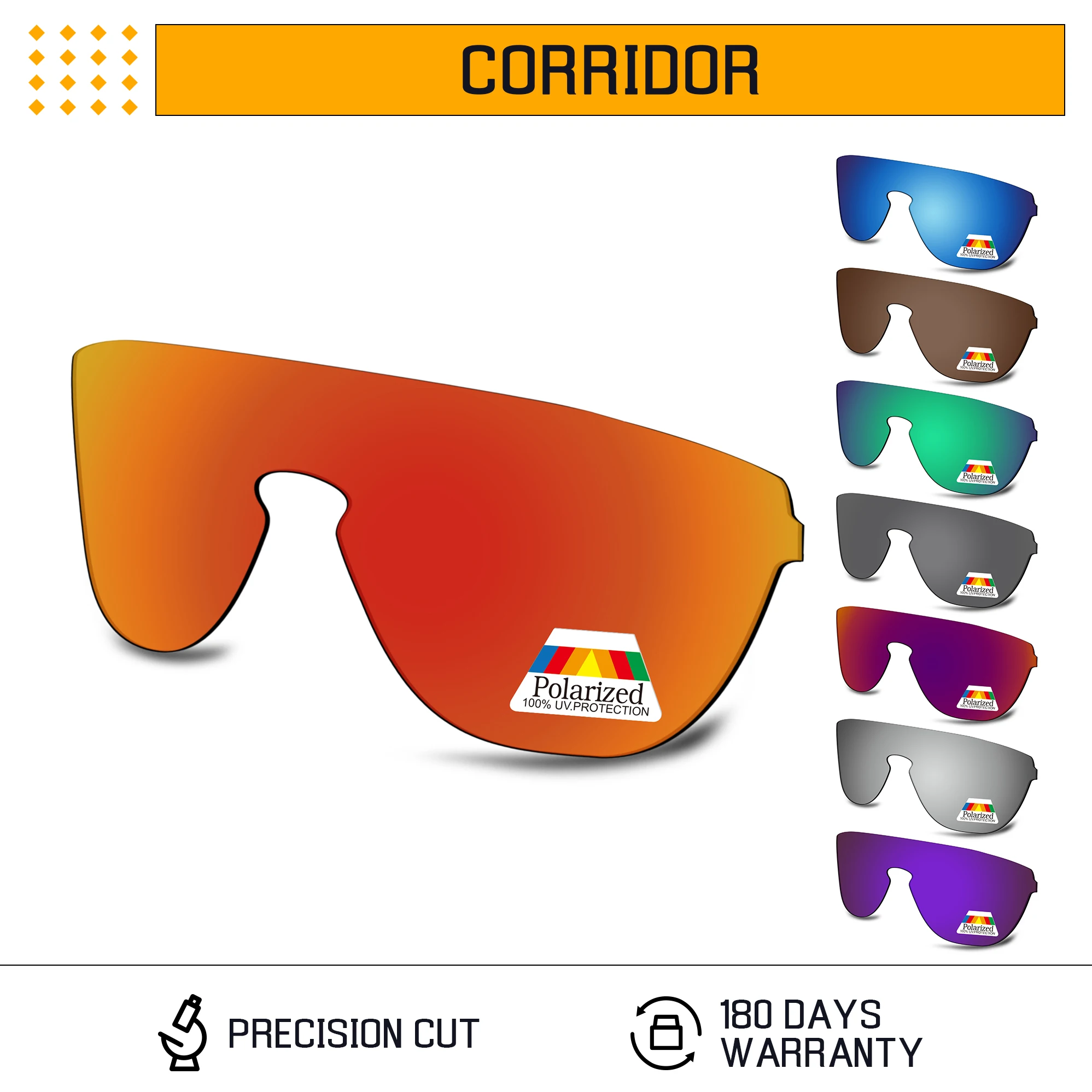 

Rarayvix Polarized Replacement Lenses UV400 Protective for Oakley Corridor OO9248-42mm Sunglasses