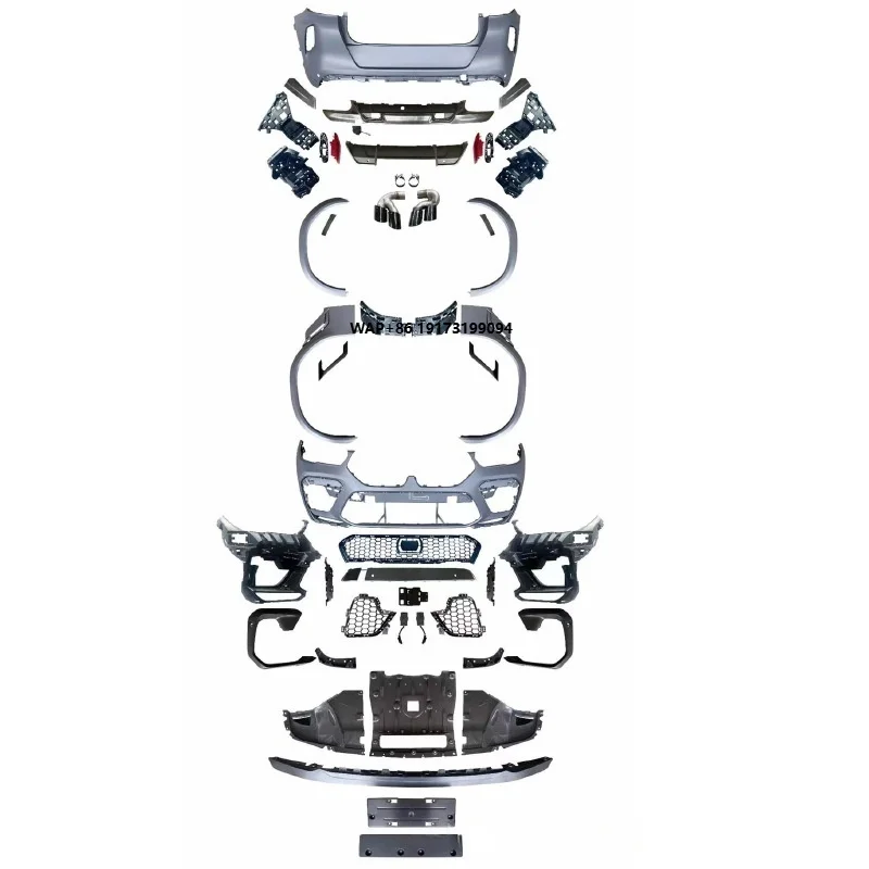 

Комплект обвеса для X6 G06 20-22: модификация и тюнинг под X6M (передний бампер, решетка, колесные арки, элементы обвеса кузова)