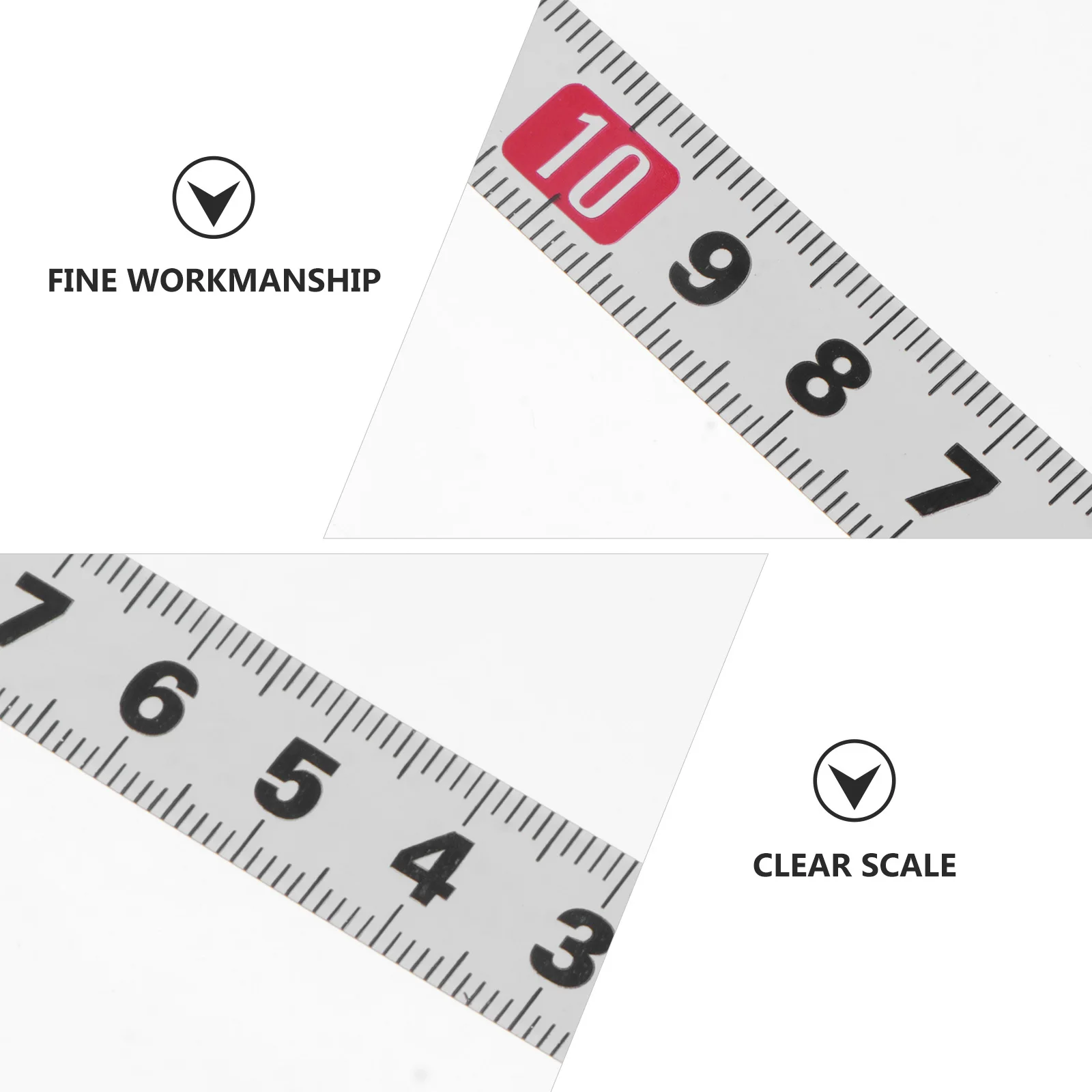 

Self Adhesive Miter Track Tape Steel Ruler Metric Scale Clear Wear Resistant Accurate Measurement Long Service
