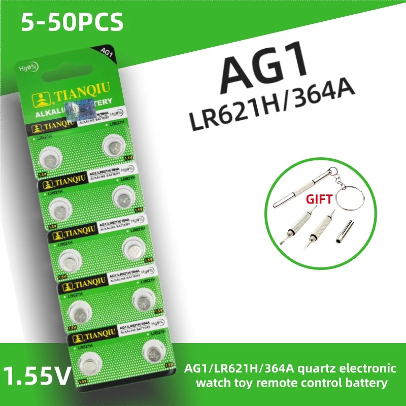 

AG1 1.5V Original Lithium Batteries LR621, LR60, L621, LR620,362,SR621SW Button Coin Cell for Watch Toys Clock Remote Control