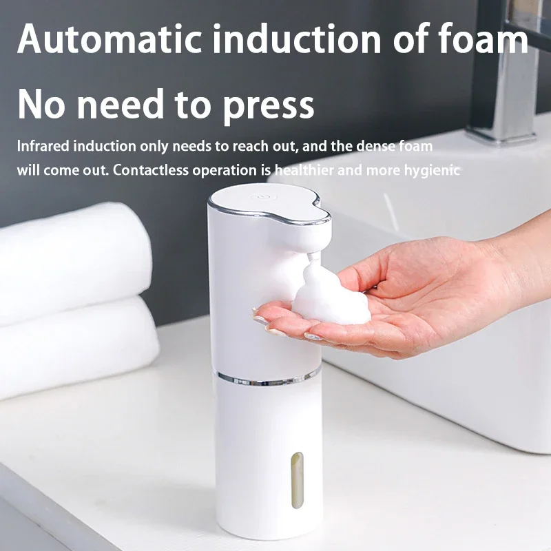 

Automatic Liquid Soap Dispenser Touchless Infrared Sensor Hand Free Soap Hand Sensor Dispenser USB Charging Smart Foam Machine