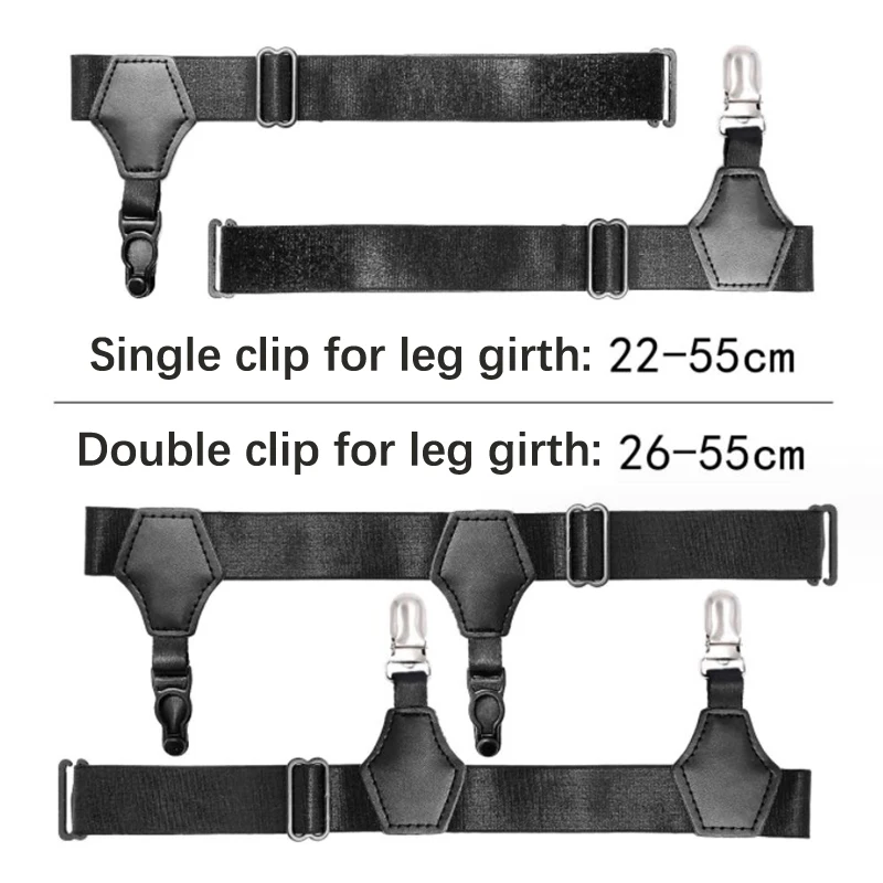 Women Sexy Punk Goth PU Leather Elastic Garter Leg Thigh Ring Clothing Accessory Leg Suspender Sexy Stockings Net sock Garters