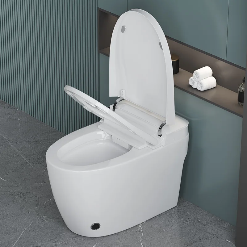 Cross-border Smart Toilet Fully Automatic Household Foam Shield Without Water Pressure Limit Integrated Electric Smart Toilet