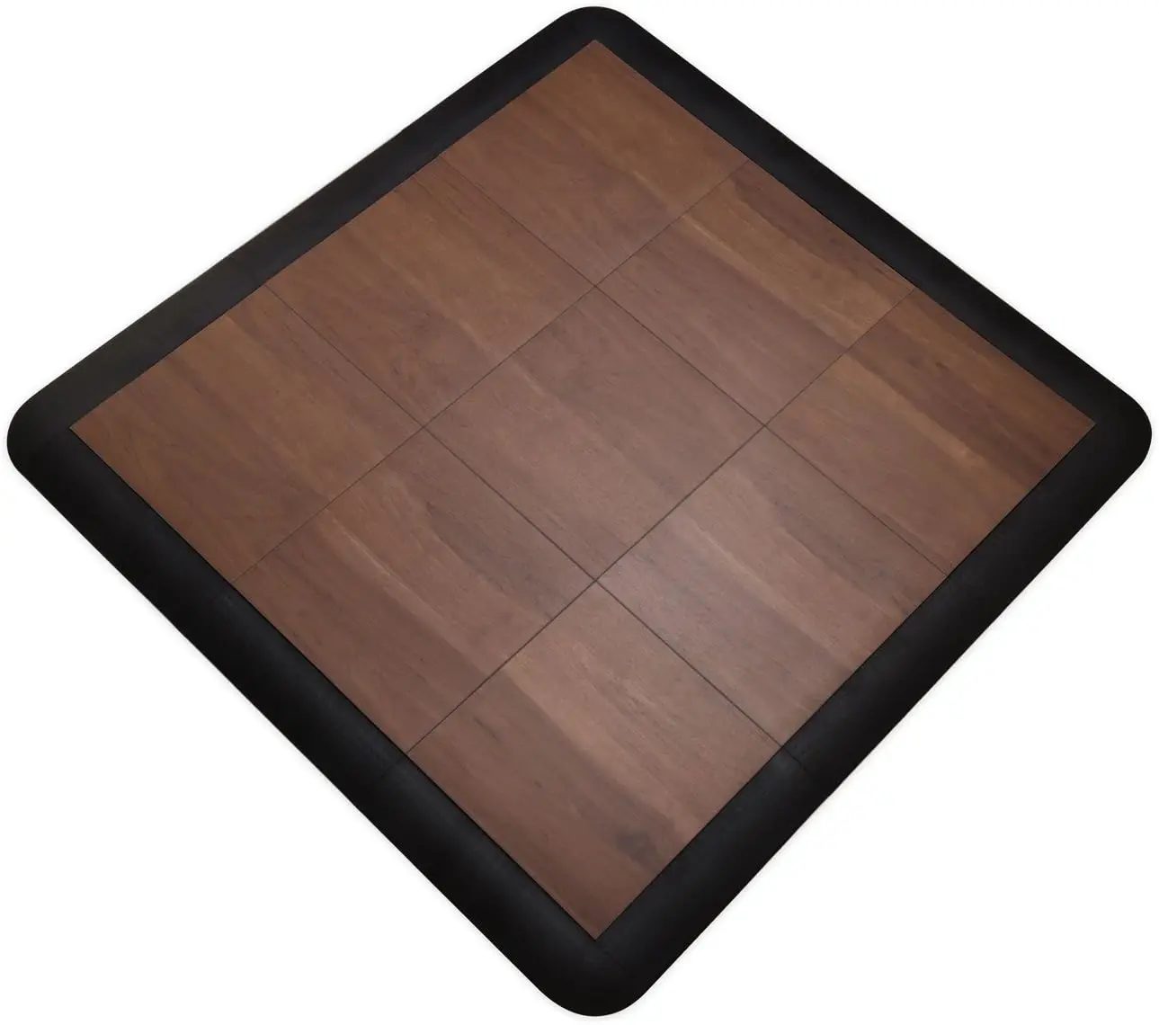 طقم أرضية رقص بلاستيكية خفيفة الوزن متشابكة 5X5OAKFLOOR (5 × 5 بوصات)، بلوط، 45 قطعة