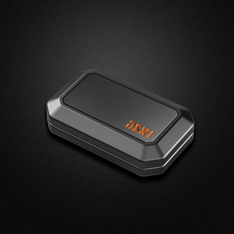 Dsxj edc tijolo quadrado de oito lados ilimitado metal mecânico forte magnético ponta do dedo empurrar cartão brinquedo de descompressão