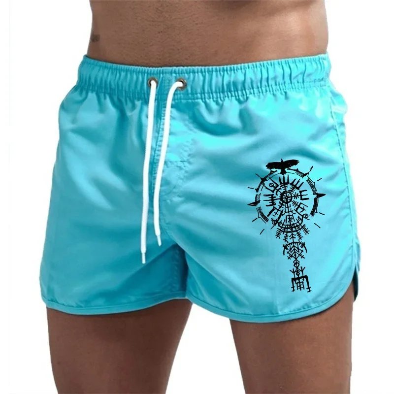 Short de sport d'été pour hommes, pantalon court de plage à séchage rapide pour la natation, la course à pied, l'entraînement physique, 2025