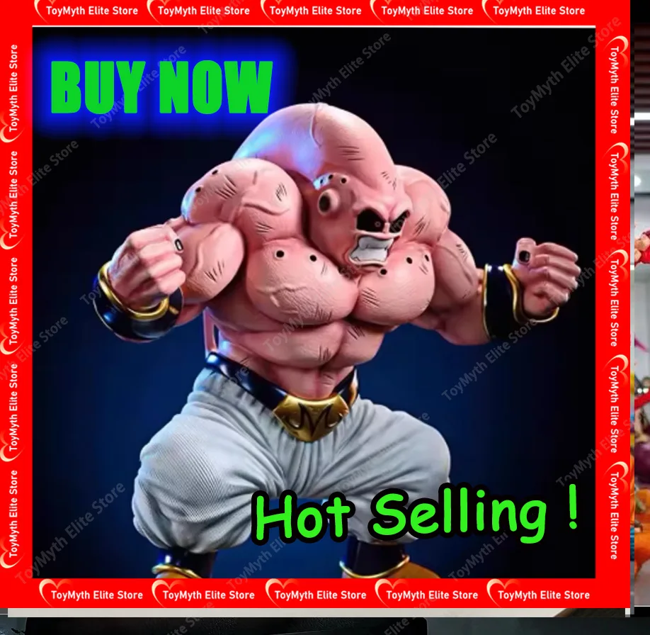 

24 см аниме Dragon Ball Z Majin Buu Angry Muscle Buu ПВХ фигурка статуя модель подарки Коллекционные фигурки игрушки куклы подарки