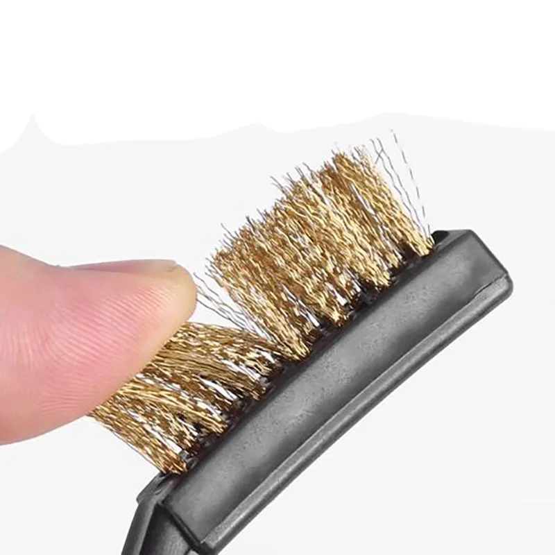 7 Inch And 9 Inch Wire Brush Steel Brass Nylon Cleaning Polishing Metal Rust Paint Remover