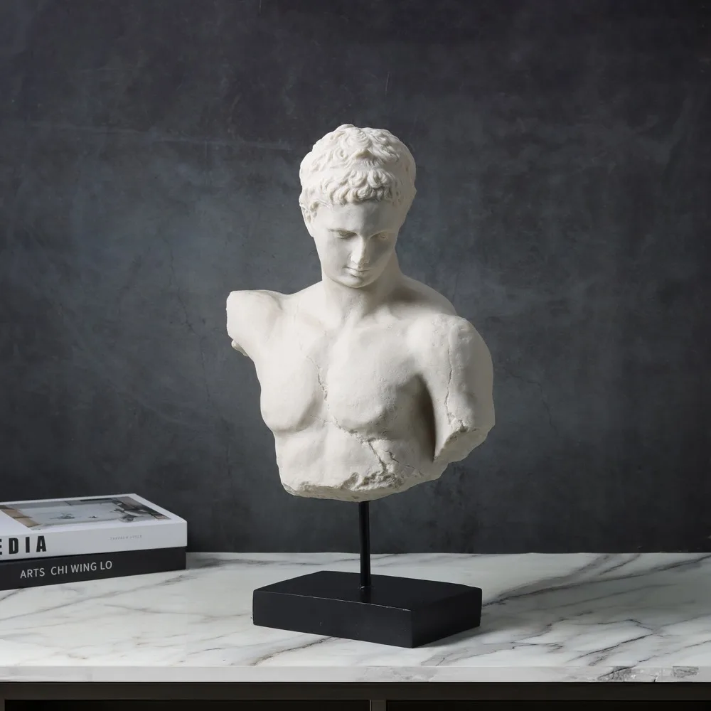 European-style French Classical Figure Sculpture Resin Ornaments Bust Jewelry Home Desktop Crafts Home Decoration Accessories