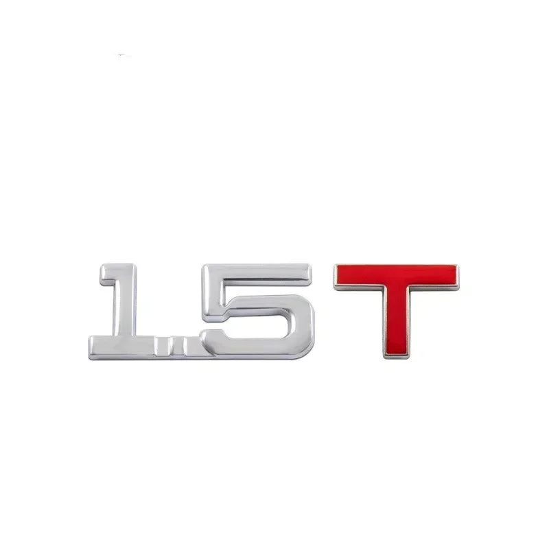 1Pcs New Car 3D Metal Alloy 1.6T 1.8T 2.0T 2.8T Logo Sticker Emblem Badge Decals For Golf Toyota BMW Mazda Ford Audi Honda KIA