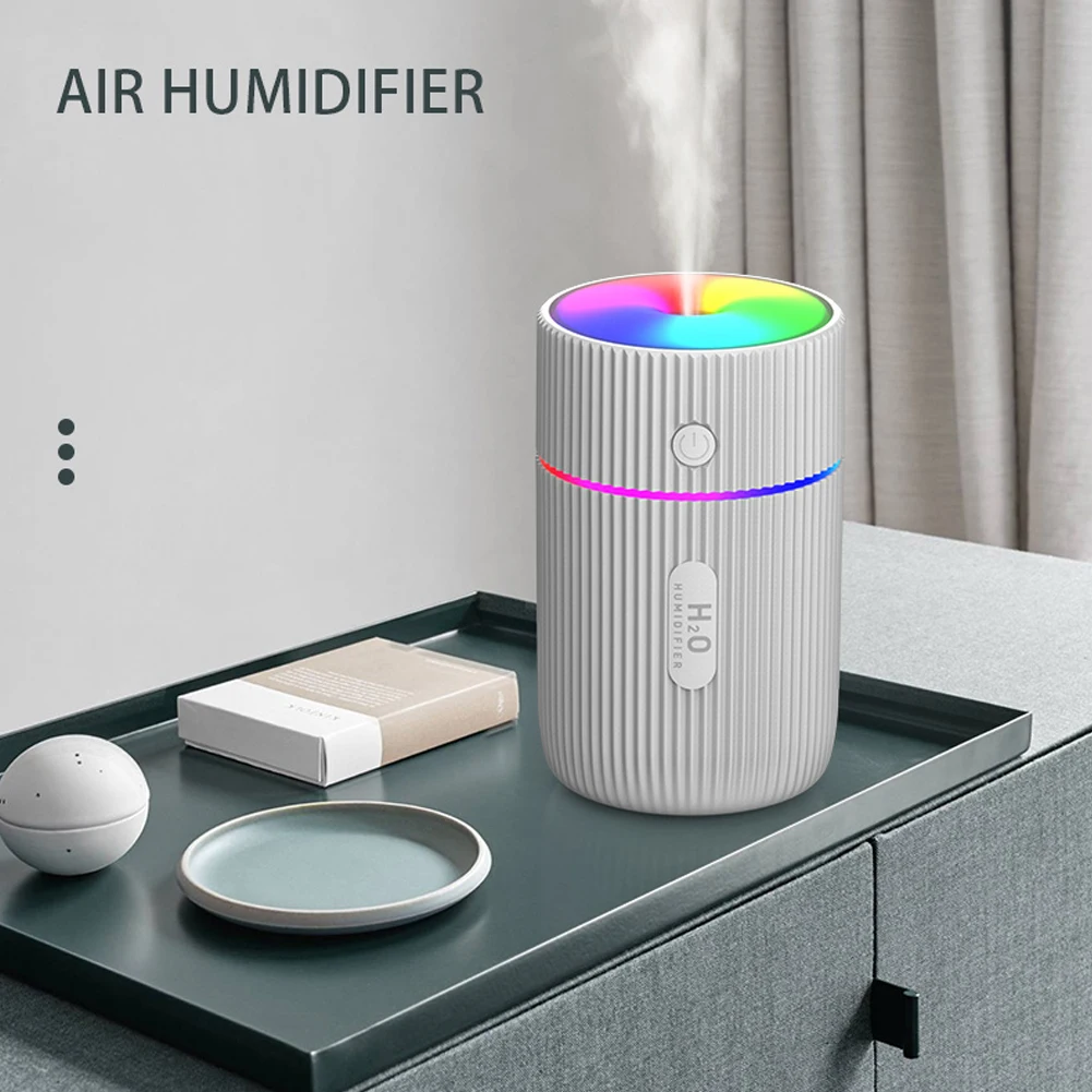 Mini Car Air Humidifier Air Freshener Purifier with LED Night Light 2Modes USB Oil Diffuser for Home Car освежитель воздуха дома