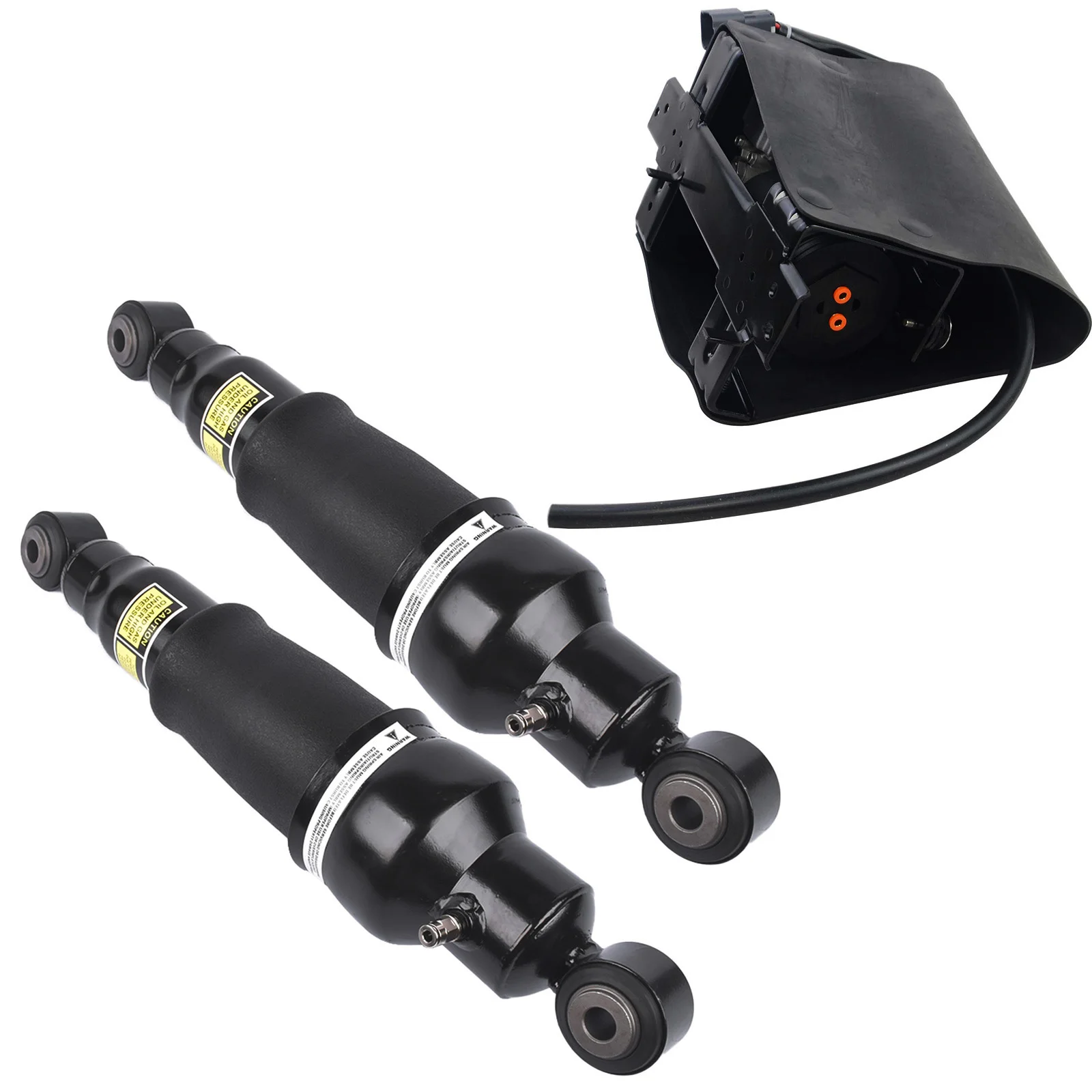 

AP02 Pair Rear Air Shock Absorbers + Compressor Pump 56200ZC01A 534007S600 For Nissan Armada 2005-2008 QX56 2004-2008 5.6L V8