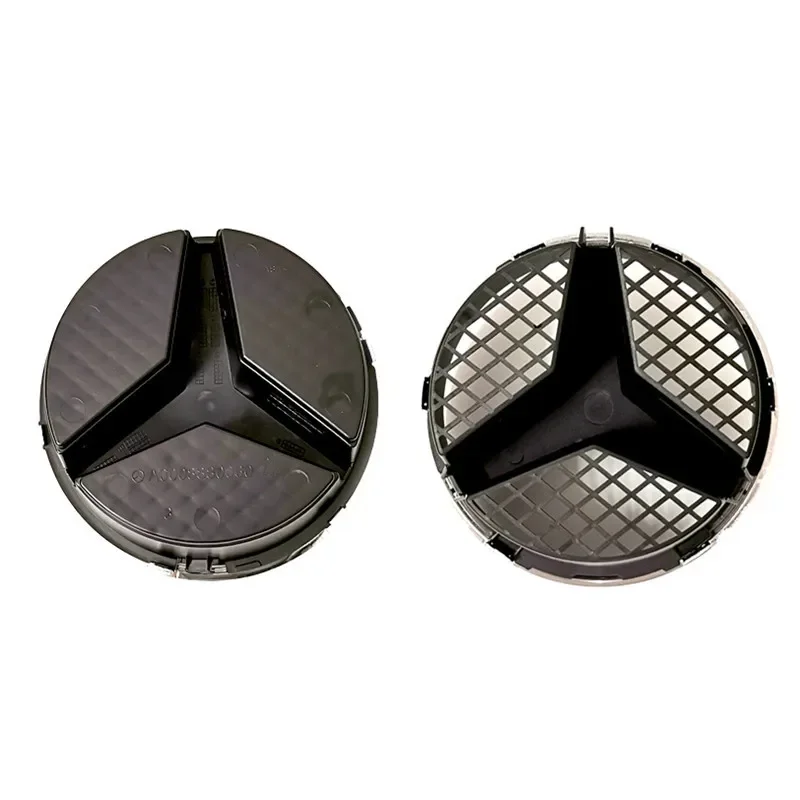 3D Car Grill Emblem Star Badge Front Grill Logo For Mercedes Benz W204 W205 W213 X253 A B C E S CLA GLB GLC GLE GLS Accessories