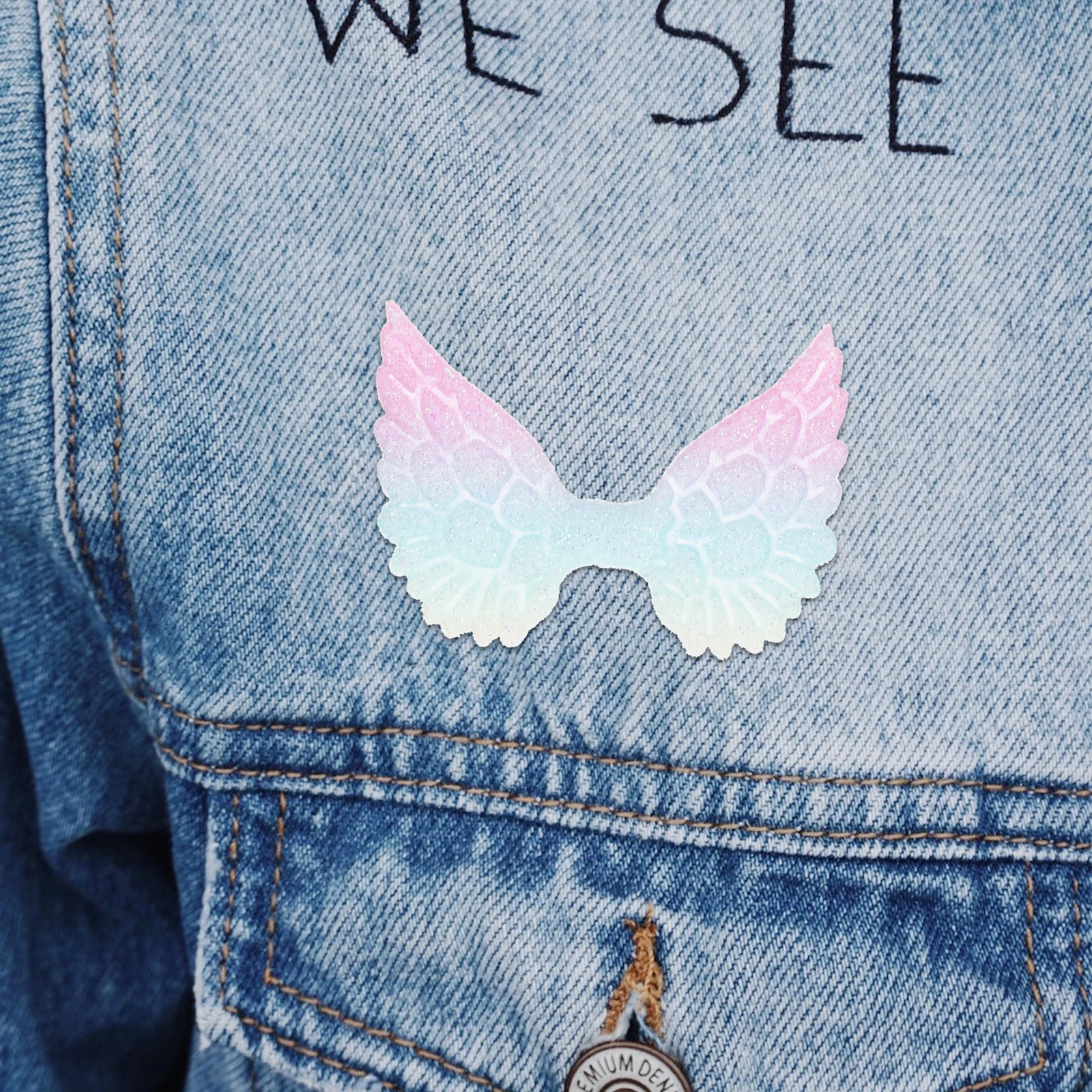 

50 Pcs Miniature Craft Accessories Decorations Patch Wings Headdress for Clothes Decorative Baby