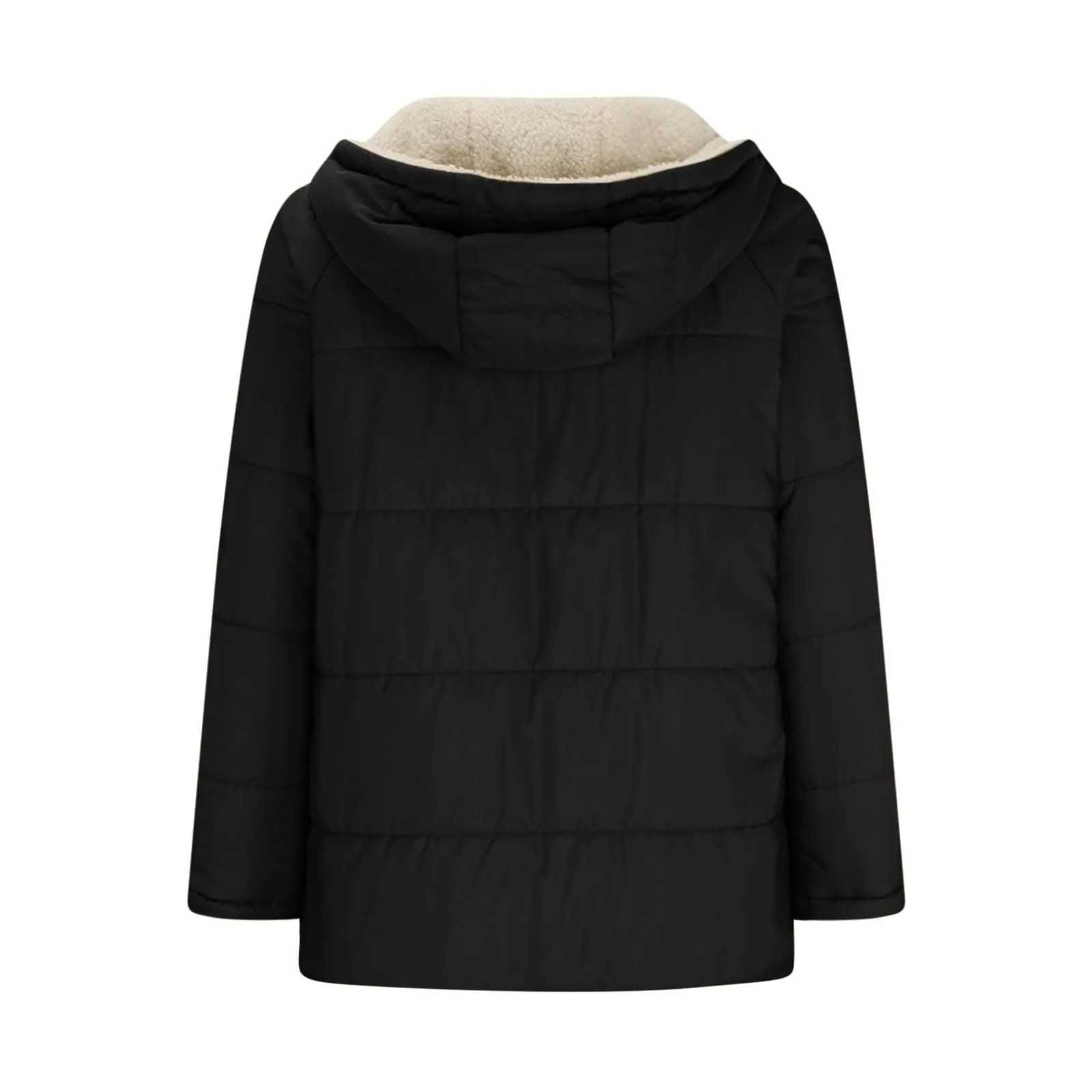 Chaqueta de algodón con capucha para mujer, abrigo informal ajustado de lana, Parkas acolchadas, abrigo cálido de talla grande, novedad de invierno, 2024