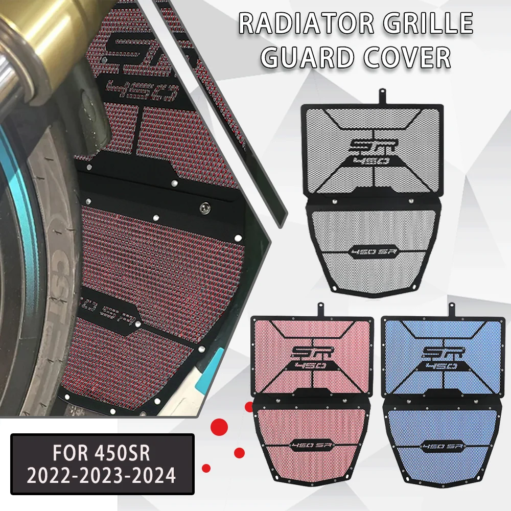 

For CFMOTO CF MOTO 450SR 450SS 450SR-S 2022 2023 2024 Radiator Grill Guard oil cooler Guard Protection Cover Set 450 SR SS SR-S