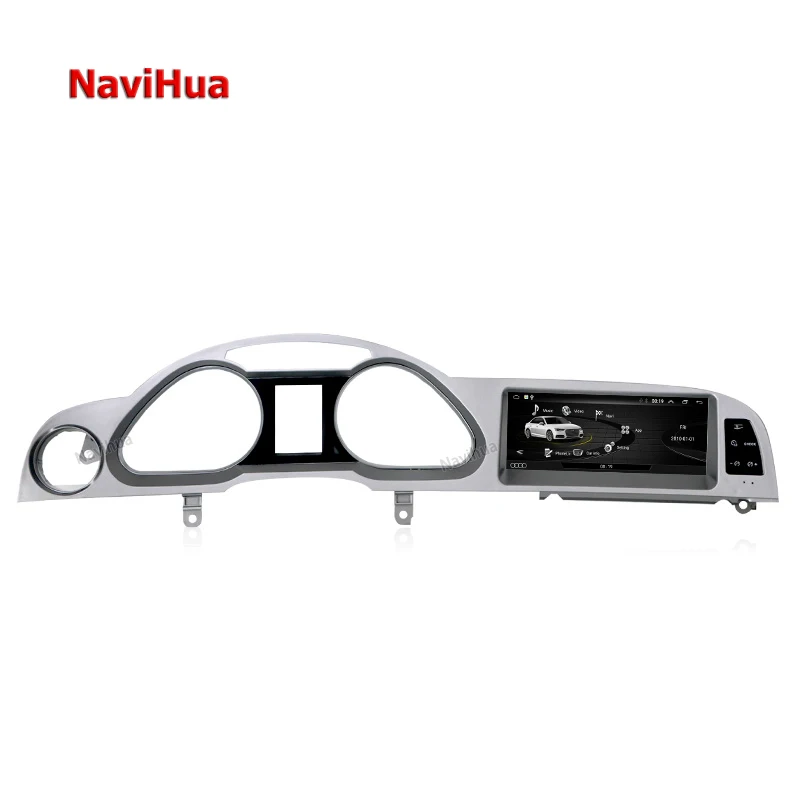 NAVIHUA Touch Screen Auto Electronics Android 10 Radio Car DVD Player For Audi A6 4g Multimedia Display GPS Navigation