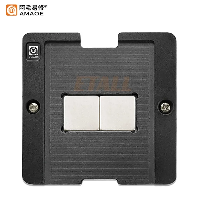 AMAOE IPX-12 Tin Planting Platform Kit  for Phone XS XR 11P 12PM Screen IC Positioning Plate  6in1 0.12mm BGA Reballing Stencil