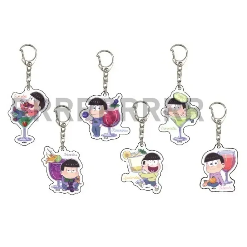 Llavero con colgante de acrílico para regalo, muñeco de Anime de Choromatsu, Ichimatsu, Jyushimatsu, Todomatsu