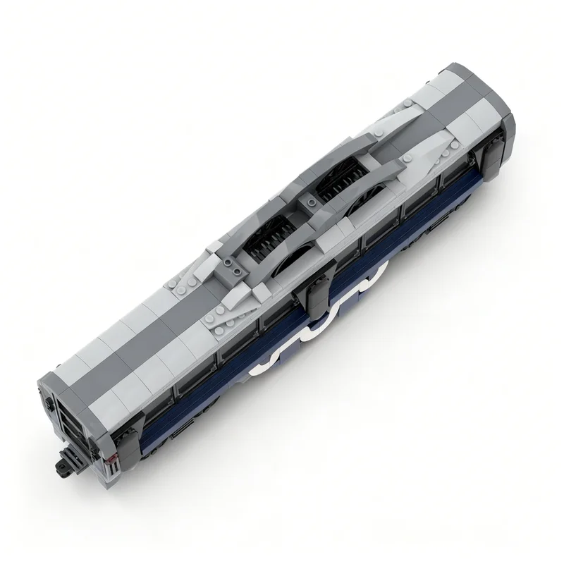 454pcs MOC FFVIII Intercontinental Train City Trains Model Building Blocks Christmas Gifts Architecture Toys Education Brick