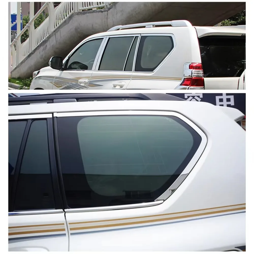 

Car Accessories For Toyota Prado J120 2004-2009 Stainless Steel Chrome Window Molding Strip Sill Side Cover Trim
