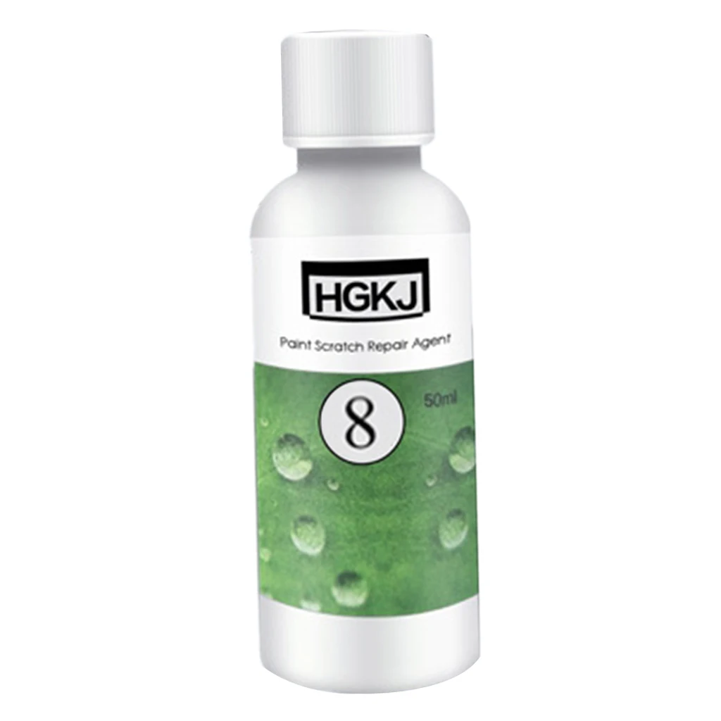 HGKJ-agente restaurado de faros de coche, Kit de reparación de pulido de faros, recubrimiento Nano hidrofóbico, Spray antilluvia para vidrio, 50ML, 8