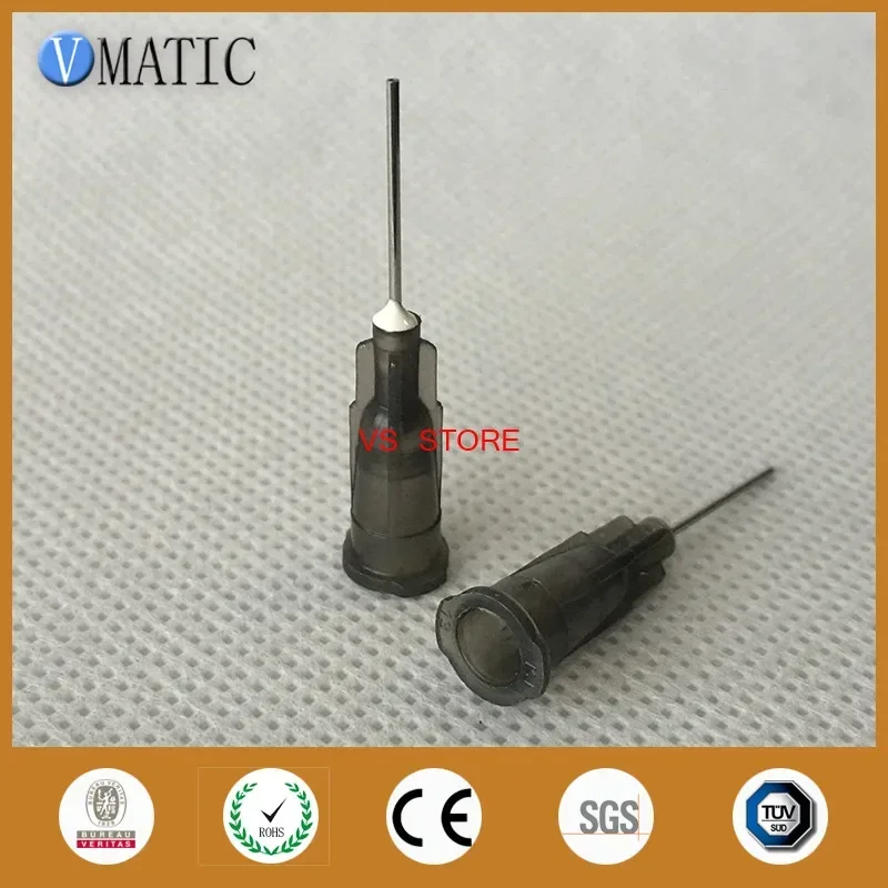 Free Shipping 22G High Quality Pinhead Dispensing Machine Syringe Needle Metal Pinhead Glue Dispensing Needle Tip 1/2 Inch