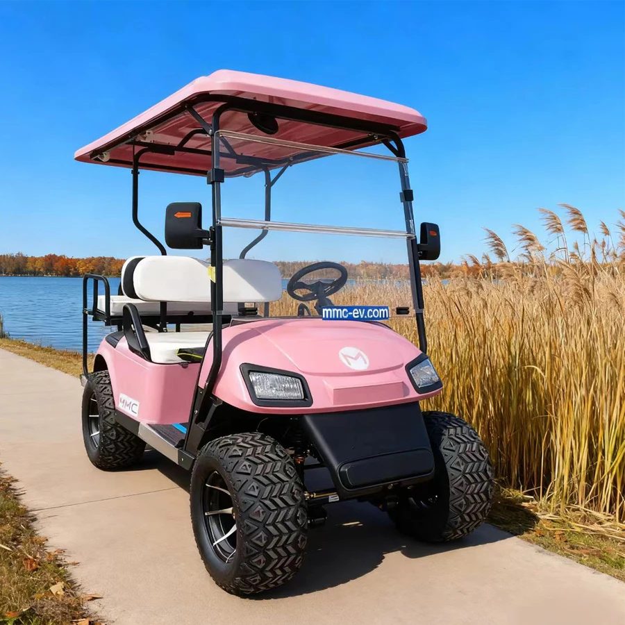 MMC ماركة الصيد سيارة 2 4 6 8 مقعد 48 فولت/60/72 فولت 4000 واط/5000 واط/7000 واط نادي لمشاهدة معالم المدينة مع المصد الكهربائية رفع عربة جولف على الطرق الوعرة