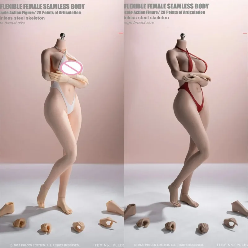 

Phicen масштаб 1/6, S42A/43A S52A/53A, женское тело, большой бюст, супер-гибкая фигурка для 12 дюймов, экшн-фигурка Tbl, тело, бледная кожа загара