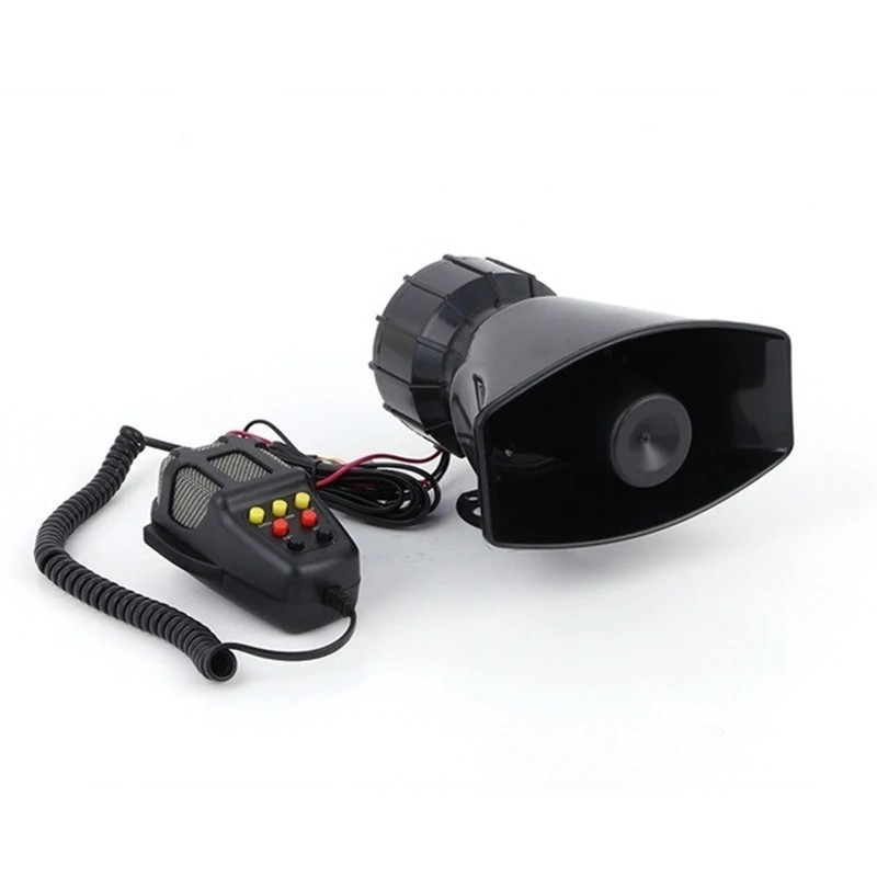 12V 7 Sounds 110dB Wireless Electronic Siren Loud Car Warning Alarm Police Fire Siren Horn Car Accessories