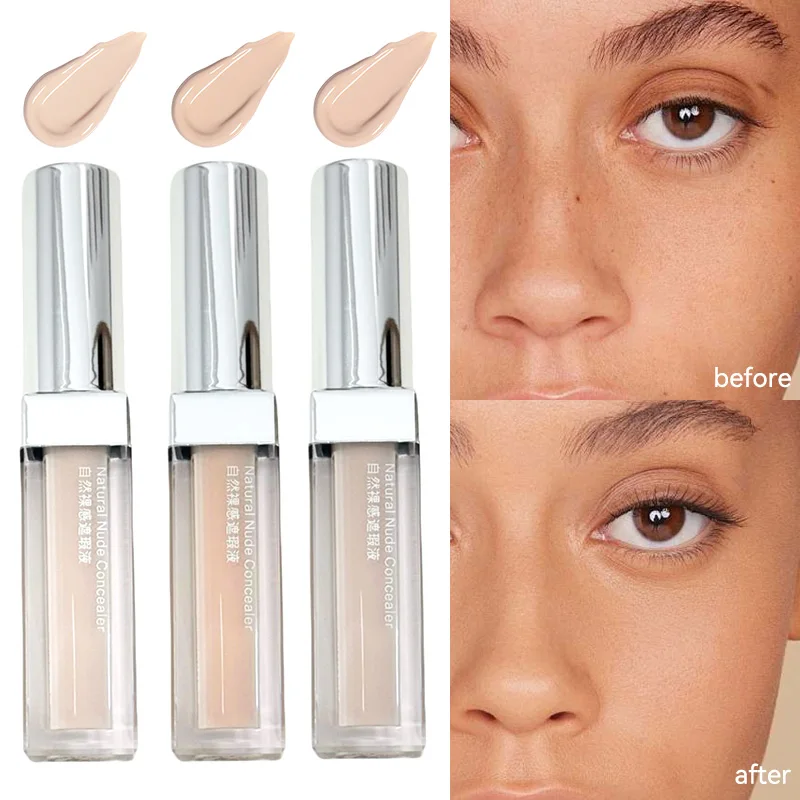 SHAQINUO Natural Naked Concealer - prosty i praktyczny, łatwy w aplikacji, zakrywa i rozjaśnia cienie pod oczami