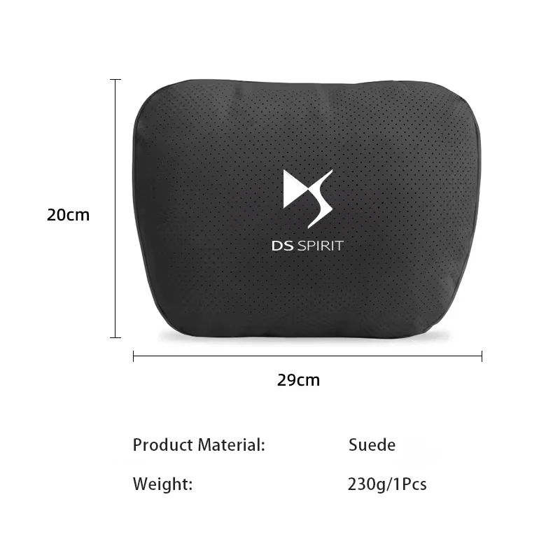 For DS DS4S DS5 5LS DS3 DS4 DS6 DS7 DS9 WILD RUBIS SPIRIT E-Tense Car Headrest Comfort Breathable Pillow Protector Neck