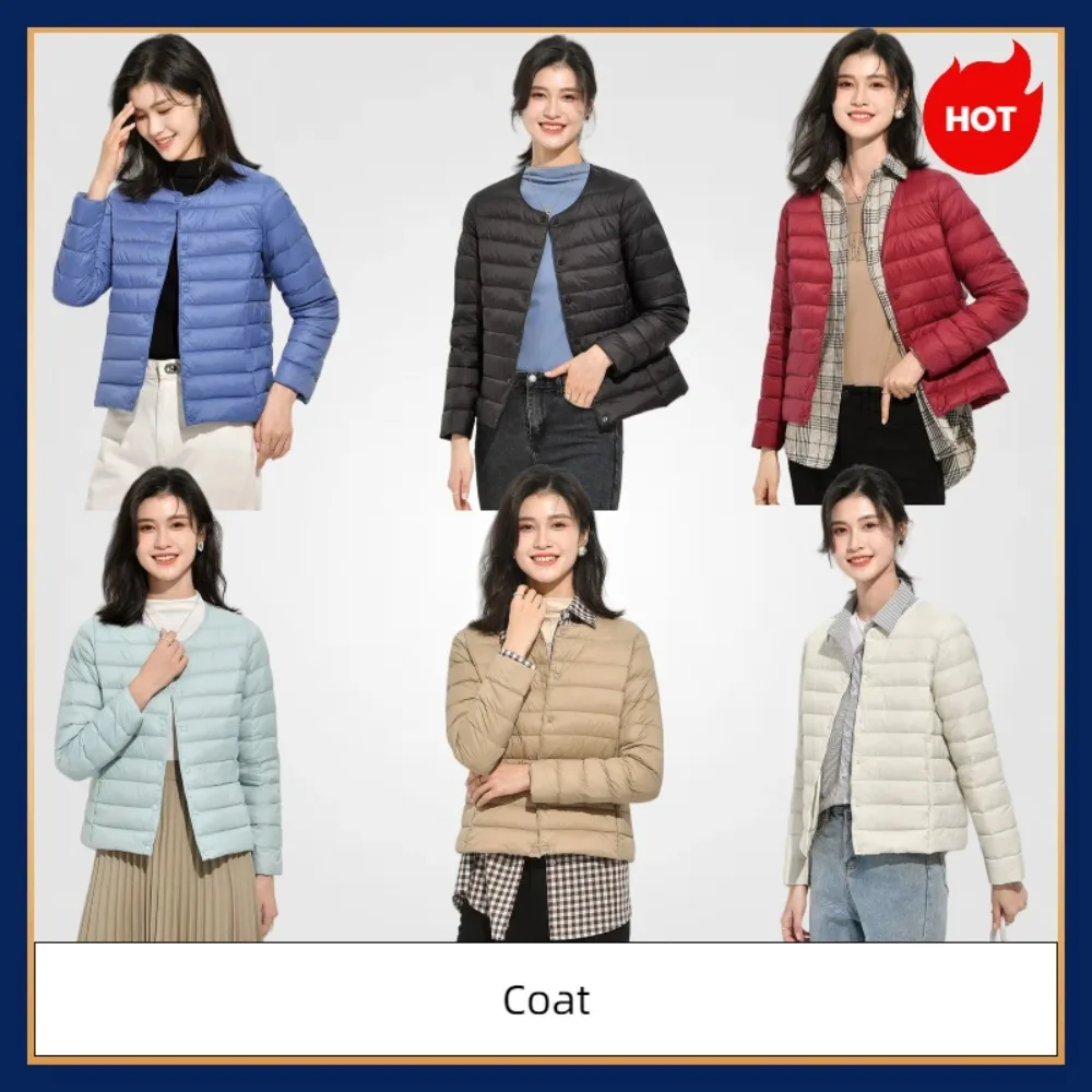 

Осень/зима 2025 г., легкая внутренняя подкладка, теплая верхняя одежда с круглым вырезом для наслоения