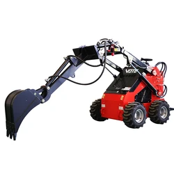 CE EPA Diesel Home Farm Garden Agricultural Mini Wheel Small Micro Compact Crawler Skid Steer Loader customized Excavation