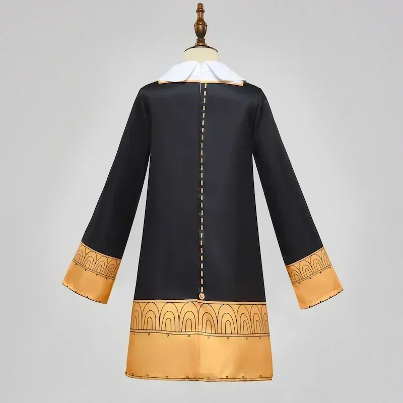 أزياء الهالوين لعام 2025 أزياء أنيمي فاميلي التأثيرية أنيا Vervalser Jurk Voor Meisjes أزياء الهالوين للأطفال Jurken Hoofdtooi