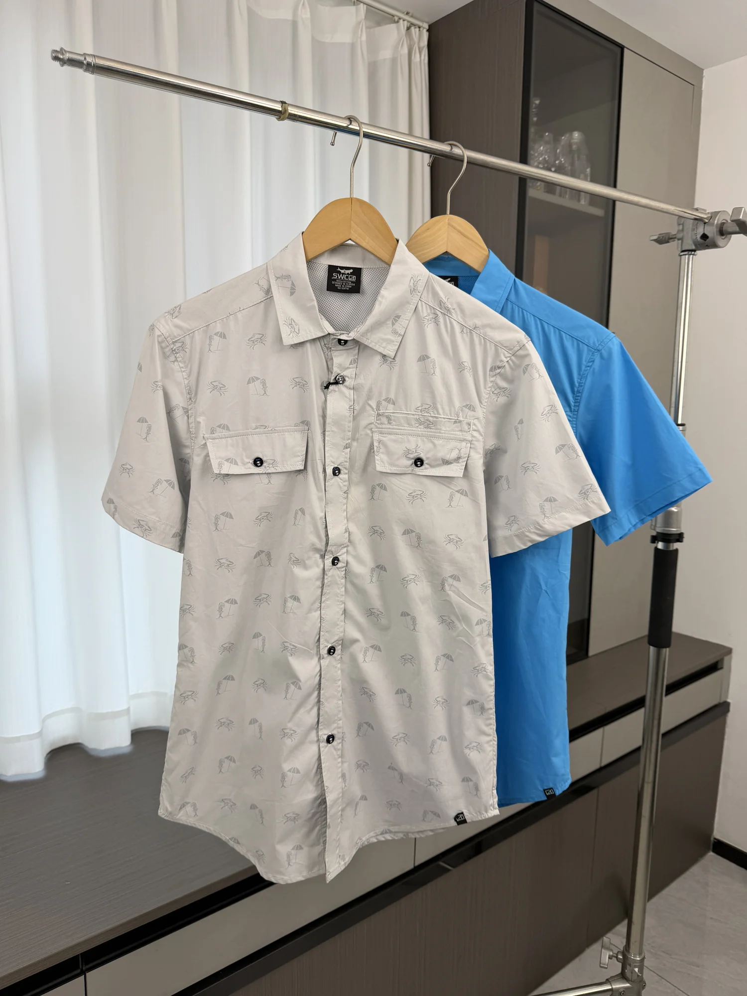 Breathable Wearable Outdoor Men's Casual Lightweight Short Sleeve Shirt Spring Summer Fashion Urban Style Standard Fit H-Shirt