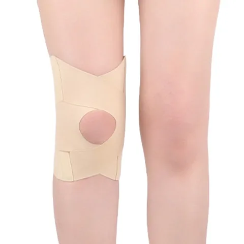 Компрессионный наколенник Patella Protector черный/телесный