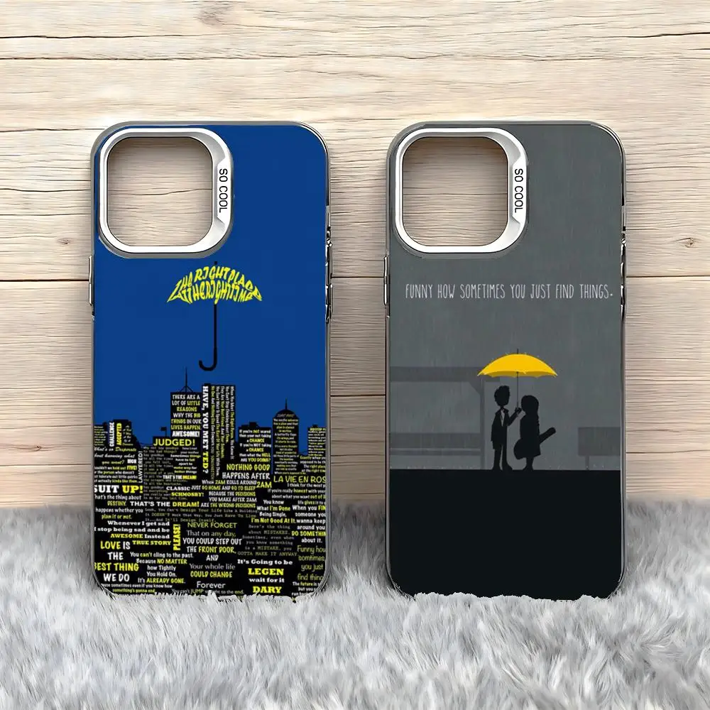 Funda para Teléfono How I M-Met Your M-Mother, Colorida, Plateada, Antideslizante, Antihuellas, Protectora para iPhone 11–17 Air Pro Max