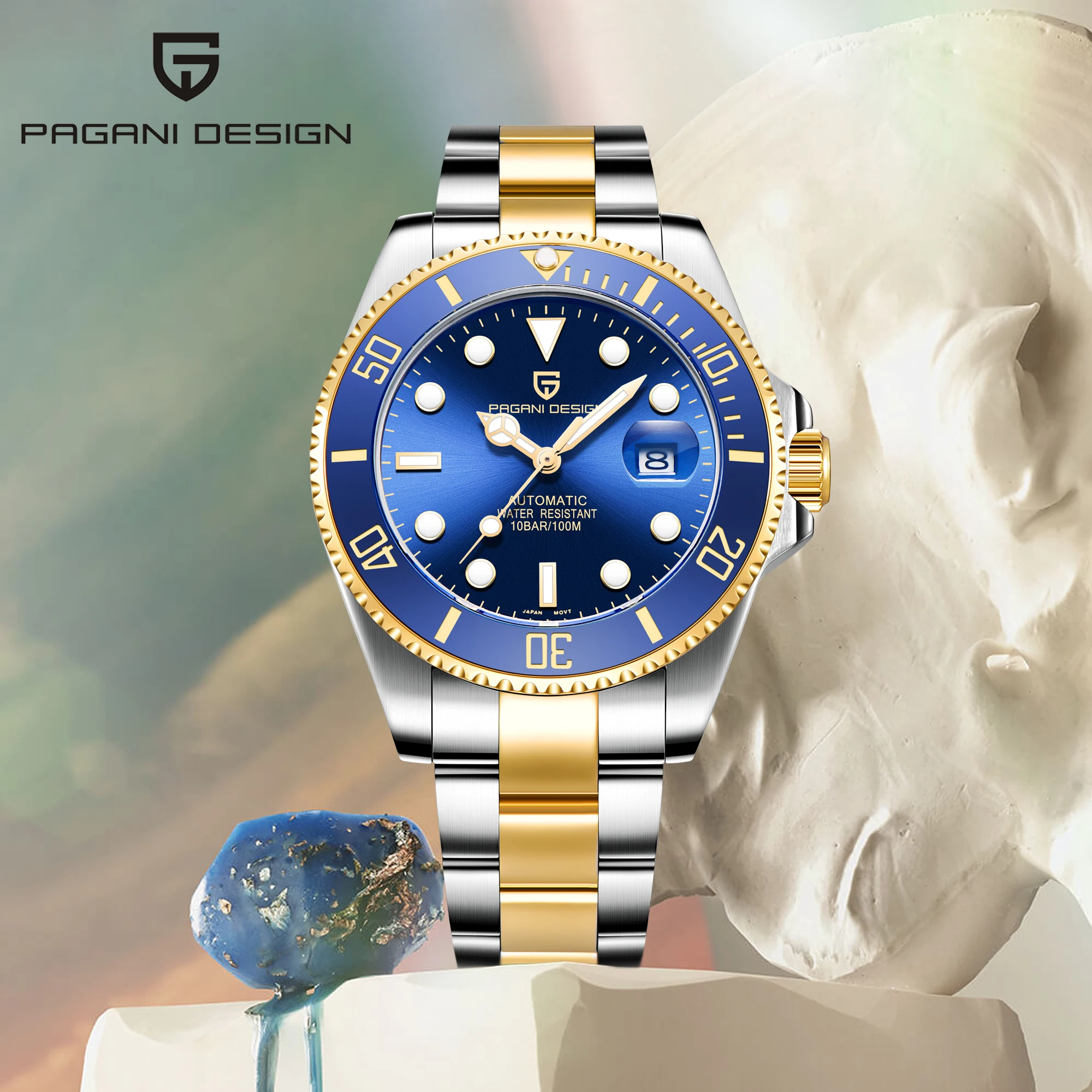 

PAGANI DESIGN Top Brand Luxury Men's Mechanical Watches Fashion Gold Automatic Watch Men Business Steel Clock Reloj hombres 2025