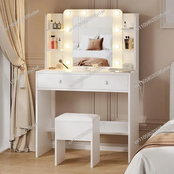 Vanity panel furniture modern minimalist style bedroom beautiful and practical