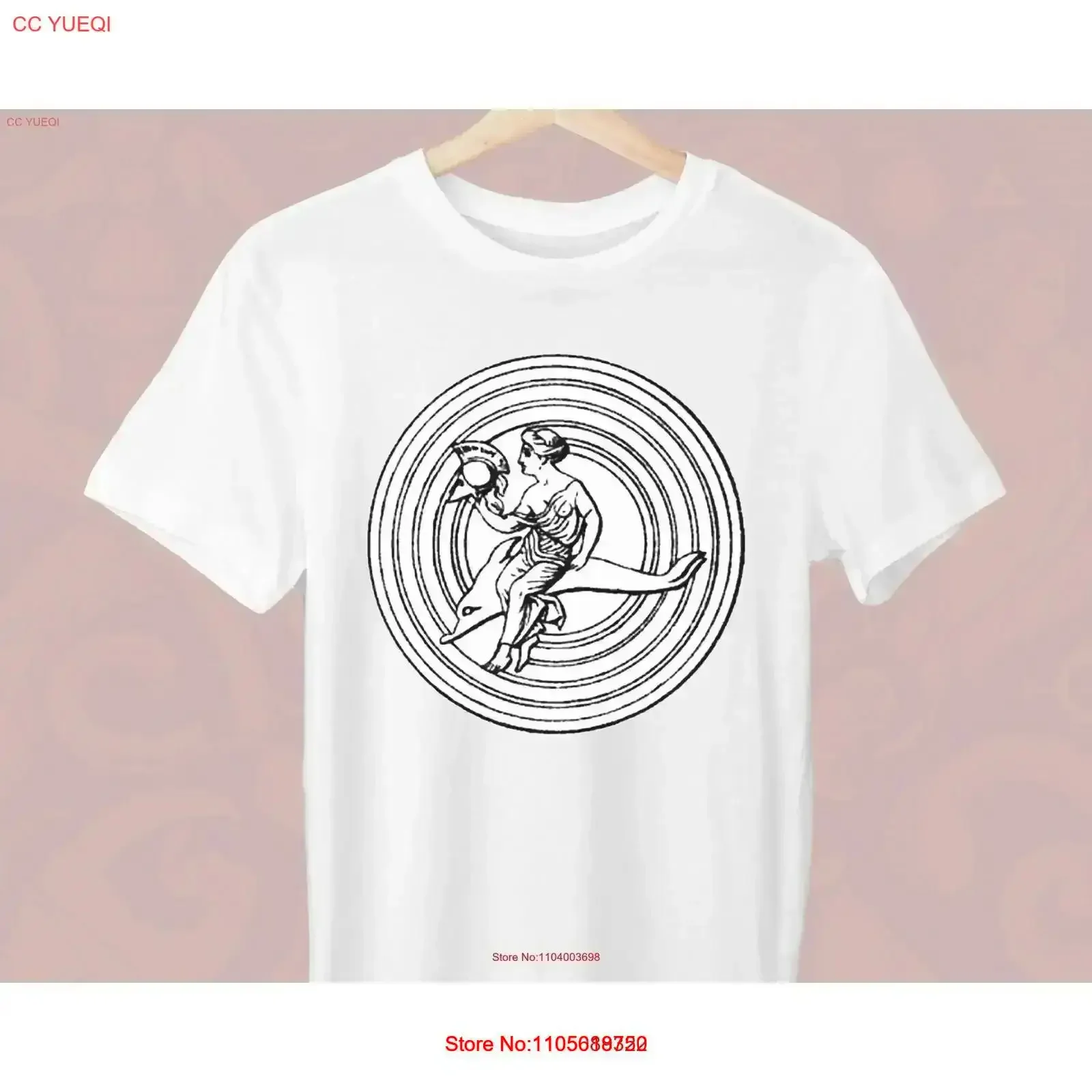Plate of Goldbox from Camiros foot depicting Thetis Found in Thomb Camirus Greece Cecil Torr T Shirt Greek vintage Washed