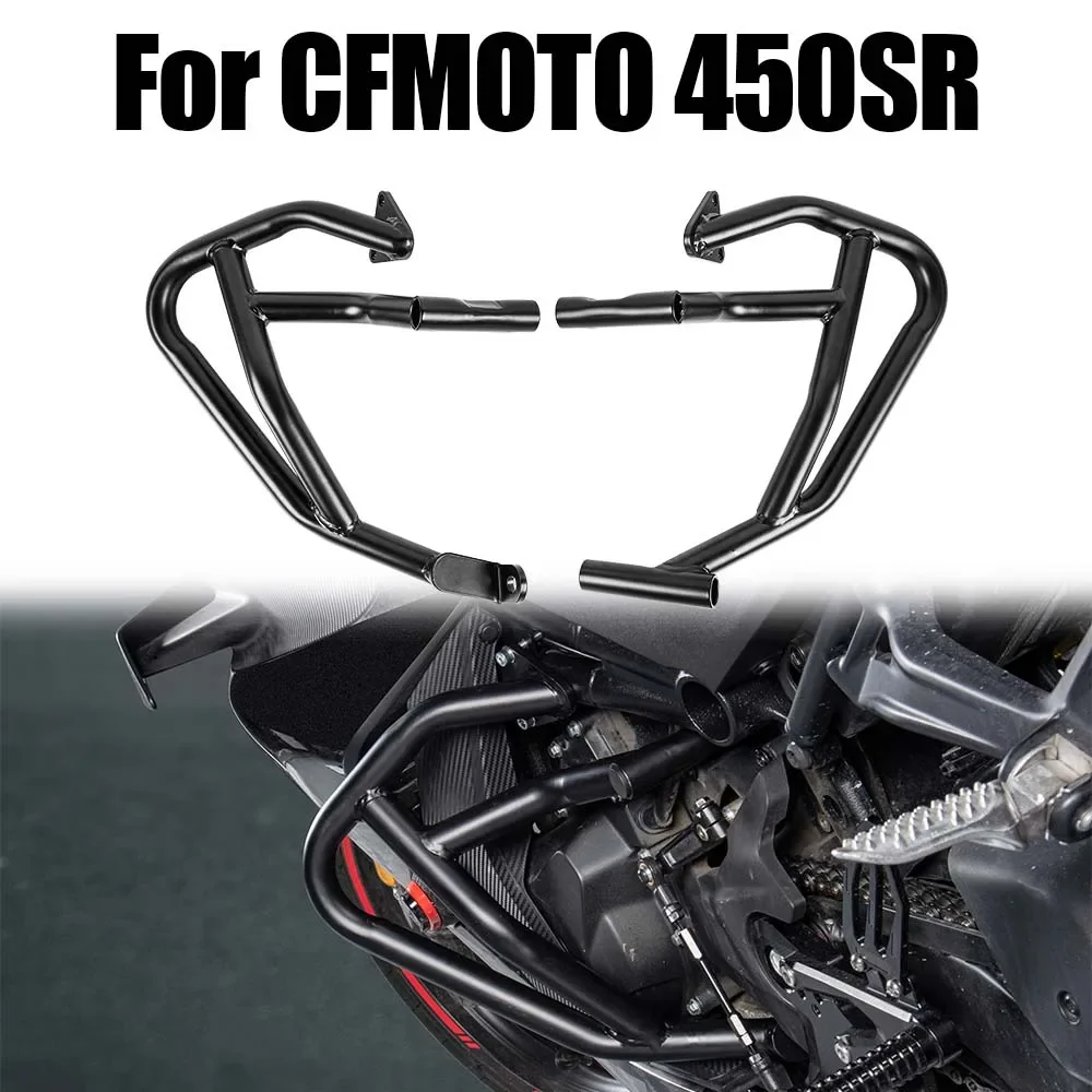 

For CFMOTO 450SR Crash Bar Engine Bumper Guard Anti-collision Frame Fairing Protection Motorcycle 450 SR 450 SS 2022 2023 2024