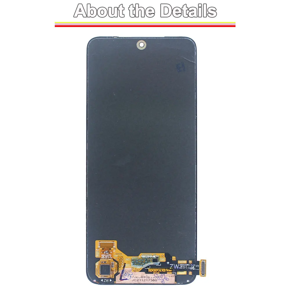 Wyświetlacz AMOLED LCD do Redmi Note 11 4G, ekran dotykowy, digitizer, moduł do telefonu Redmi Note 11 4G, numery części 2201117TY 2201117TG LCD — zdjęcie produktu 4