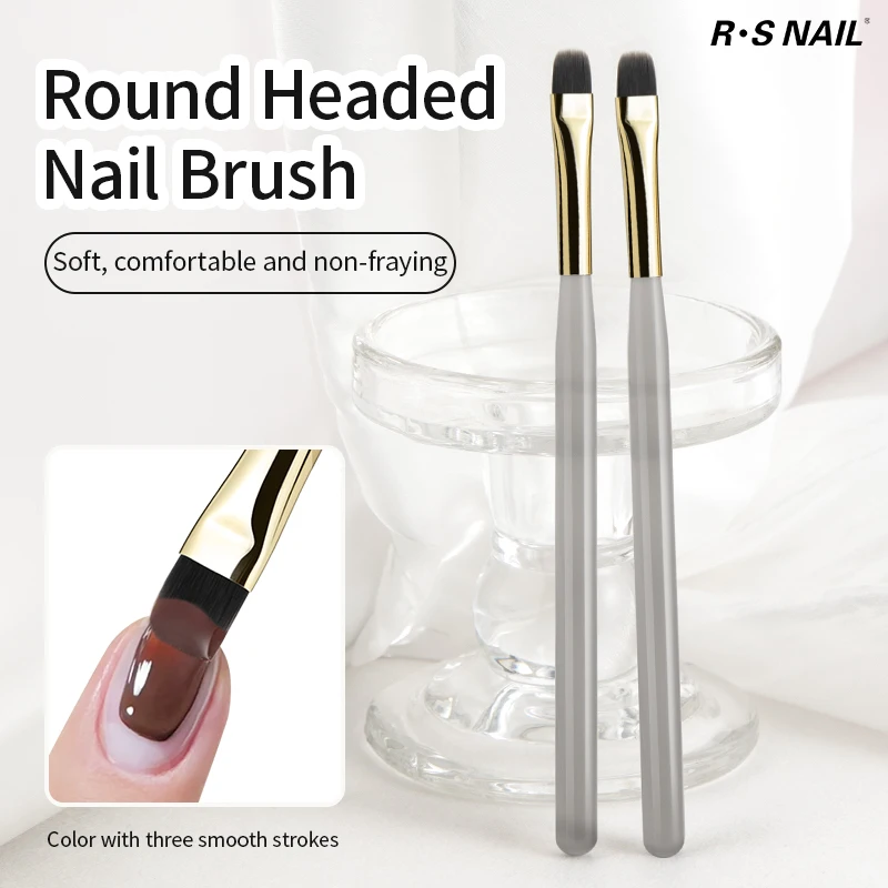 RSNAIL Nail Brush Round Head Light Therapy Pen Nail Art Pattern Painting Pen Professional Drawing Manicure Nail Tool Accessories